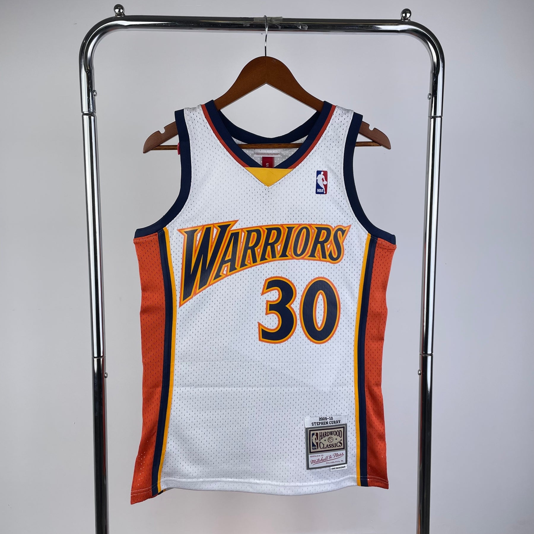 Camisa NBA Golden State Warriors Retrô Branca 09/10