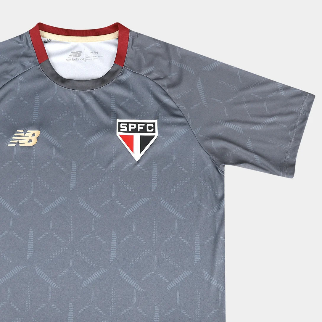 Camisa São Paulo 25/26 Treino New Balance Masculina - Cinza