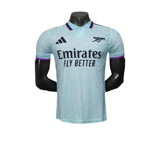 Camisa de treino do Arsenal 25/26 - Azul claro - Versão de jogador
