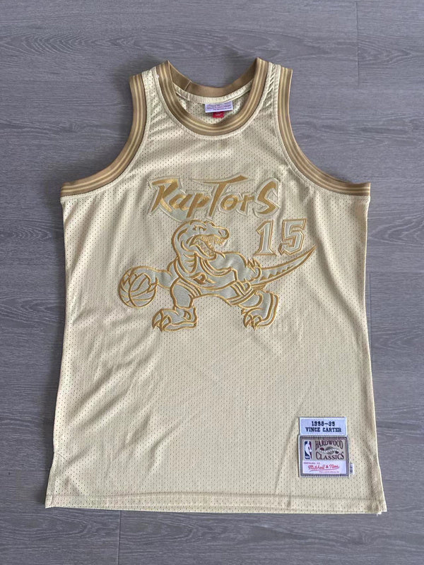 Regata Toronto Raptors Retrô Série Gold