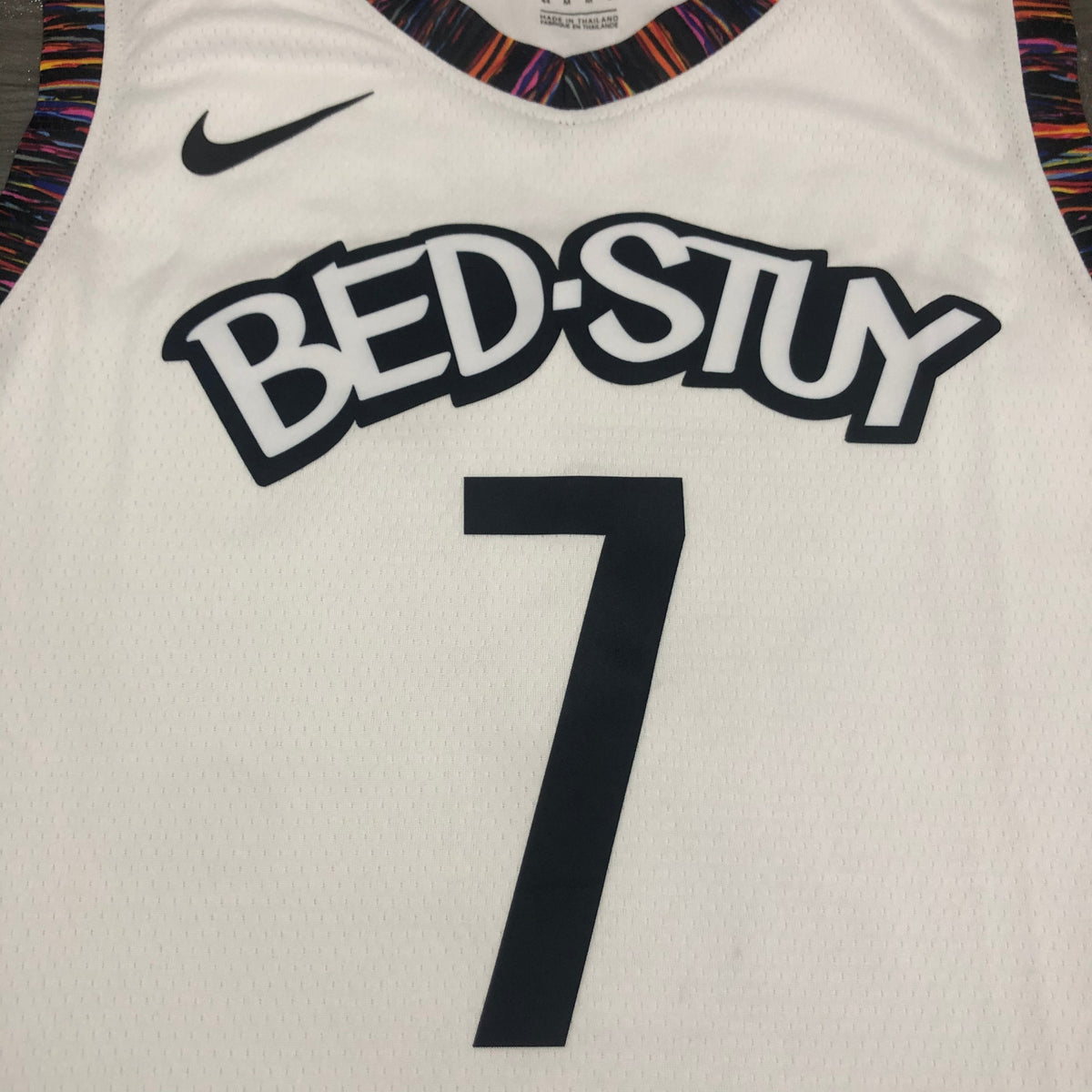 Regata NBA Brooklyn Nets Branca Bed-Stuy