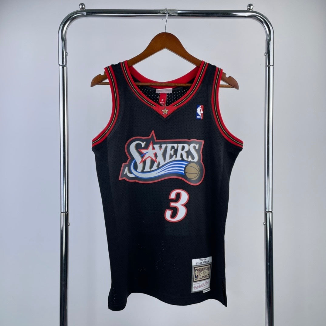 Regata Philadelphia 76ers Mitchell&Ness 1997/98 Preta
