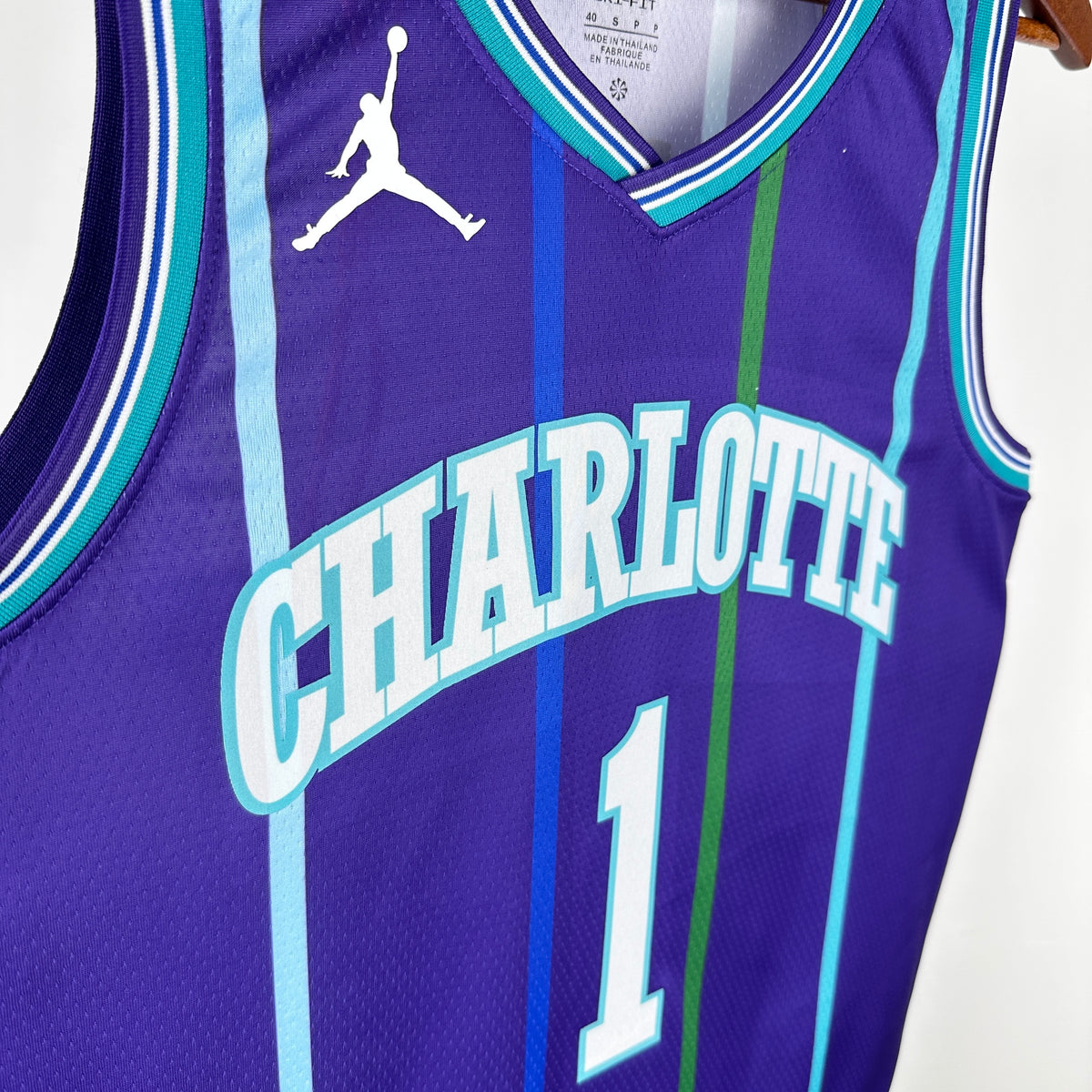 Regata Charlotte Hornets Roxa