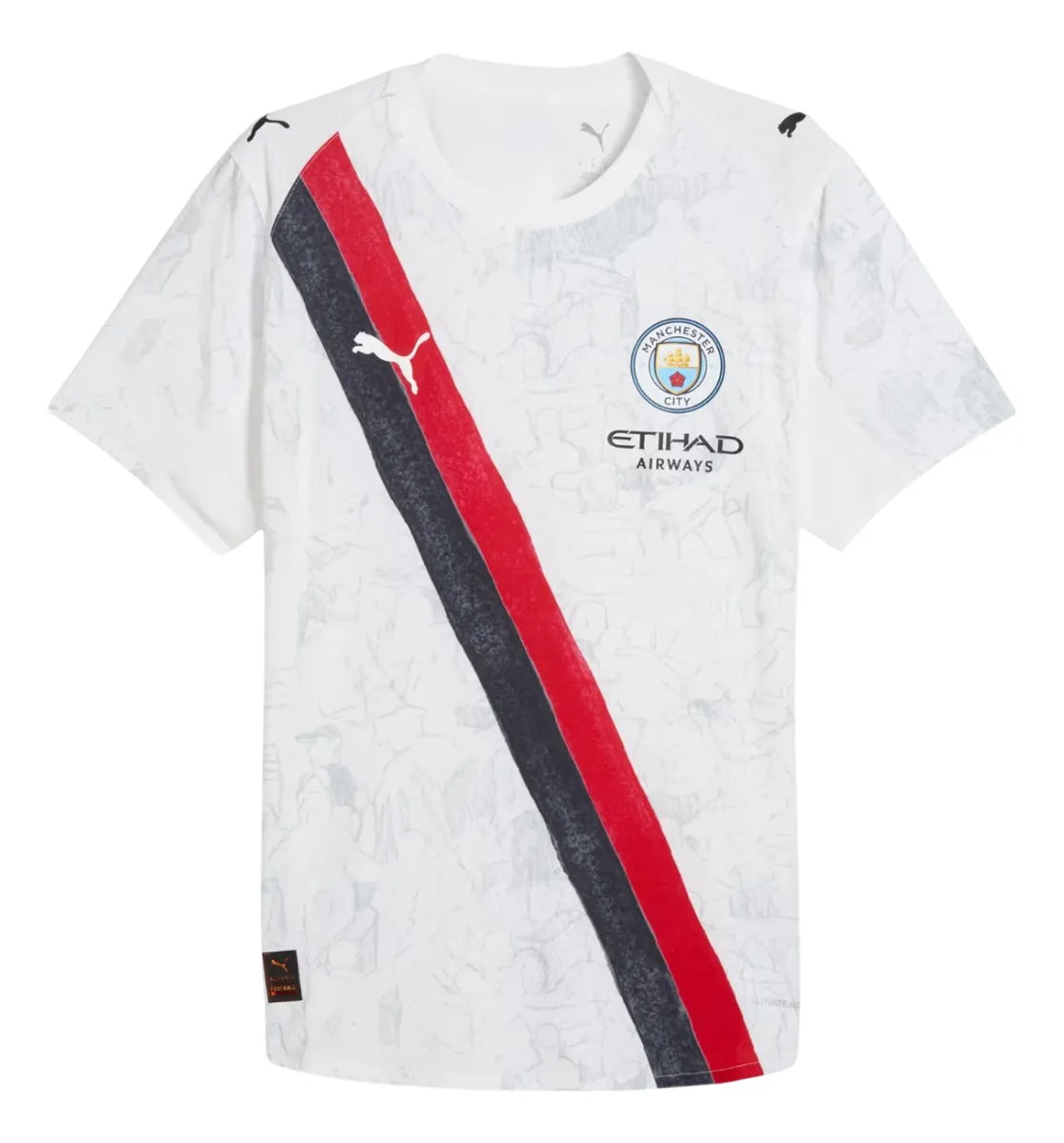 Camisa Manchester City 25/26 Masculina Torcedor - Branca
