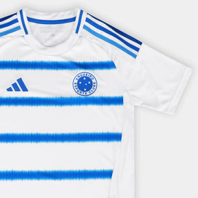 Camisa Cruzeiro II 25/26 s/n Torcedor Adidas Feminina - Branco+Azul