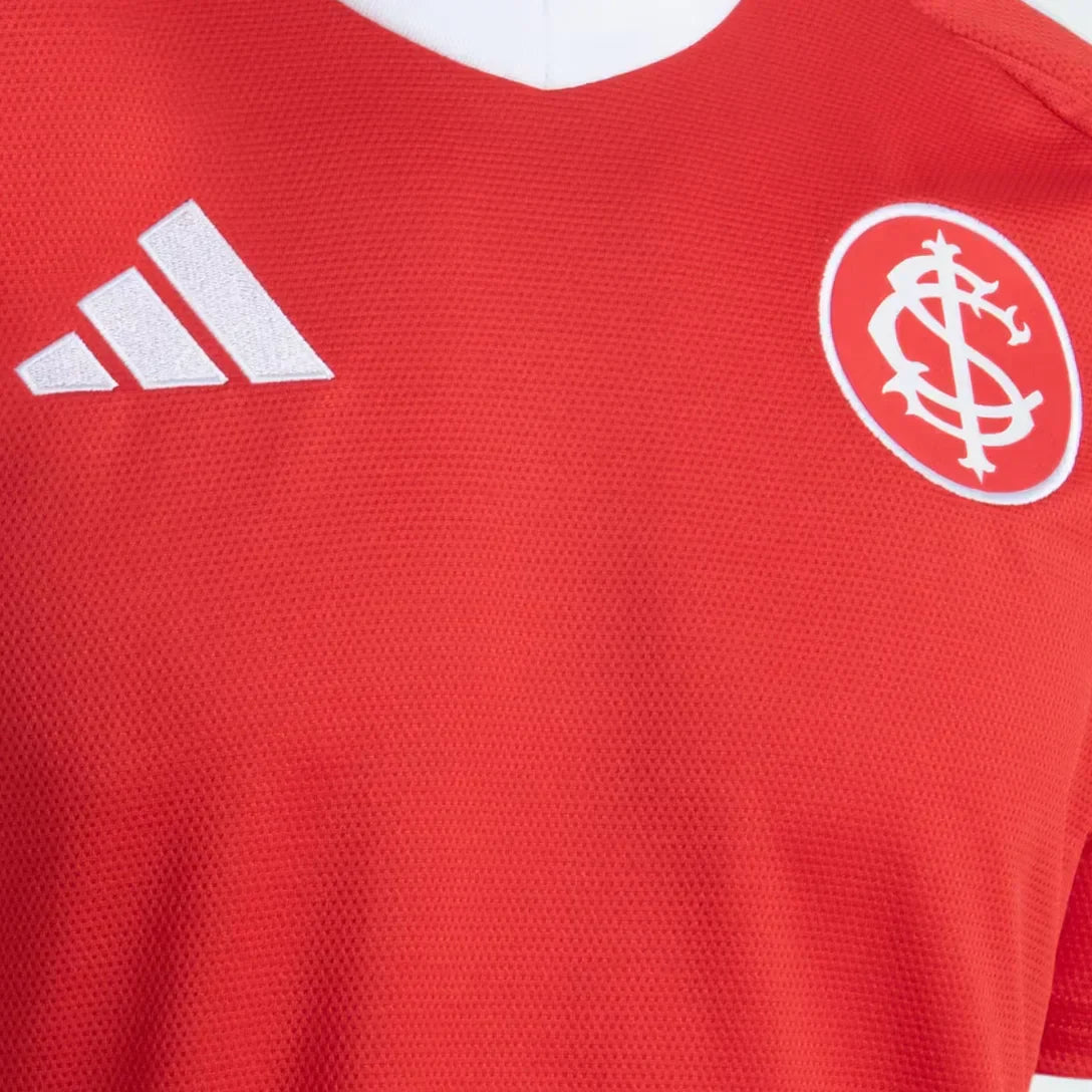 Camisa Internacional I 25/26 Torcedor Adidas Masculina - Vermelho