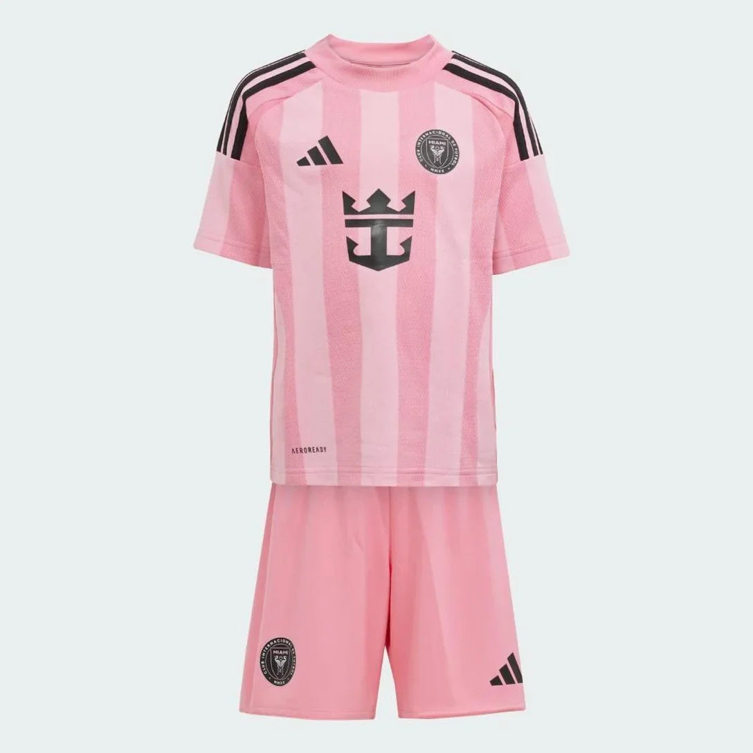 Uniforme Infantil Inter Miami I 25/26 Messi Adidas - Rosa+Pink