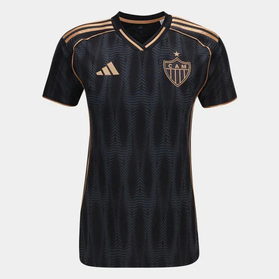 Camisa Atlético Mineiro III 25/26 s/n Torcedor Adidas Feminina - Preto