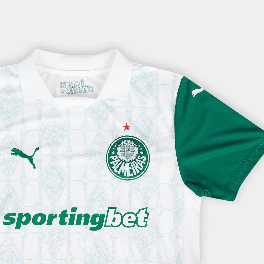 Camisa Palmeiras II 25/26 s/n Torcedor Puma Masculina - Branco