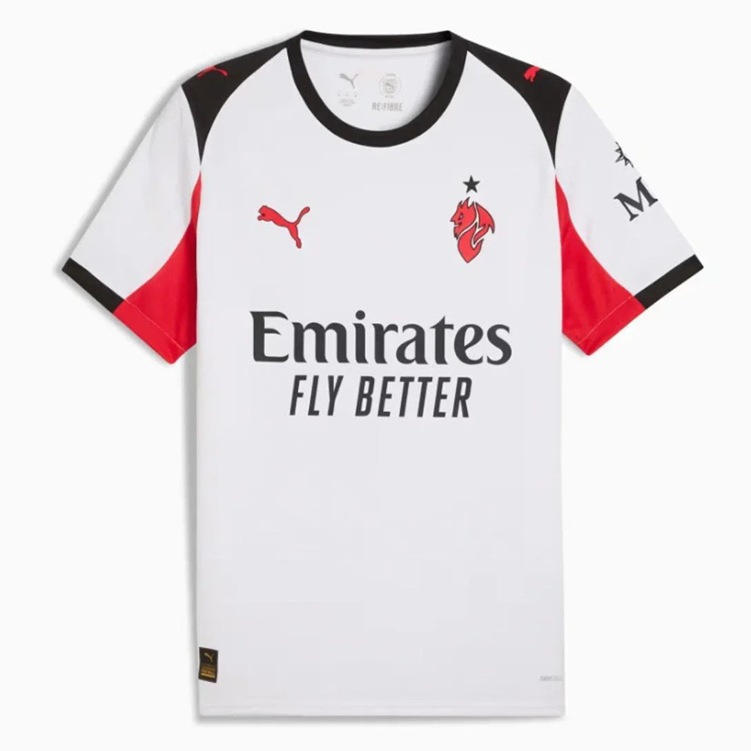 Camisa Milan Away 25/26 s/n Torcedor Puma Masculina - Branco