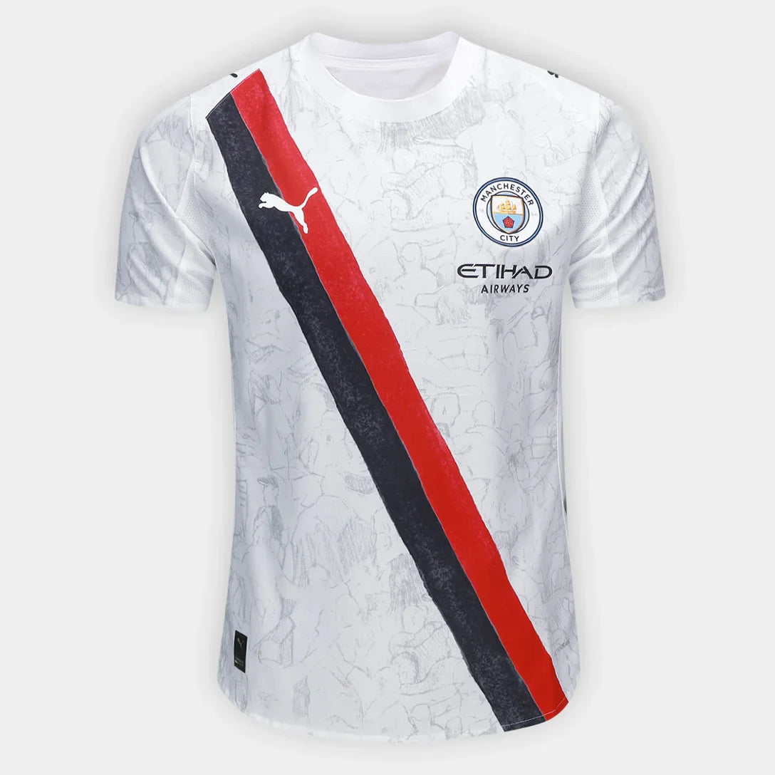 Camisa Manchester City Kidsuper 25/26 Jogador Puma Masculina - Branco