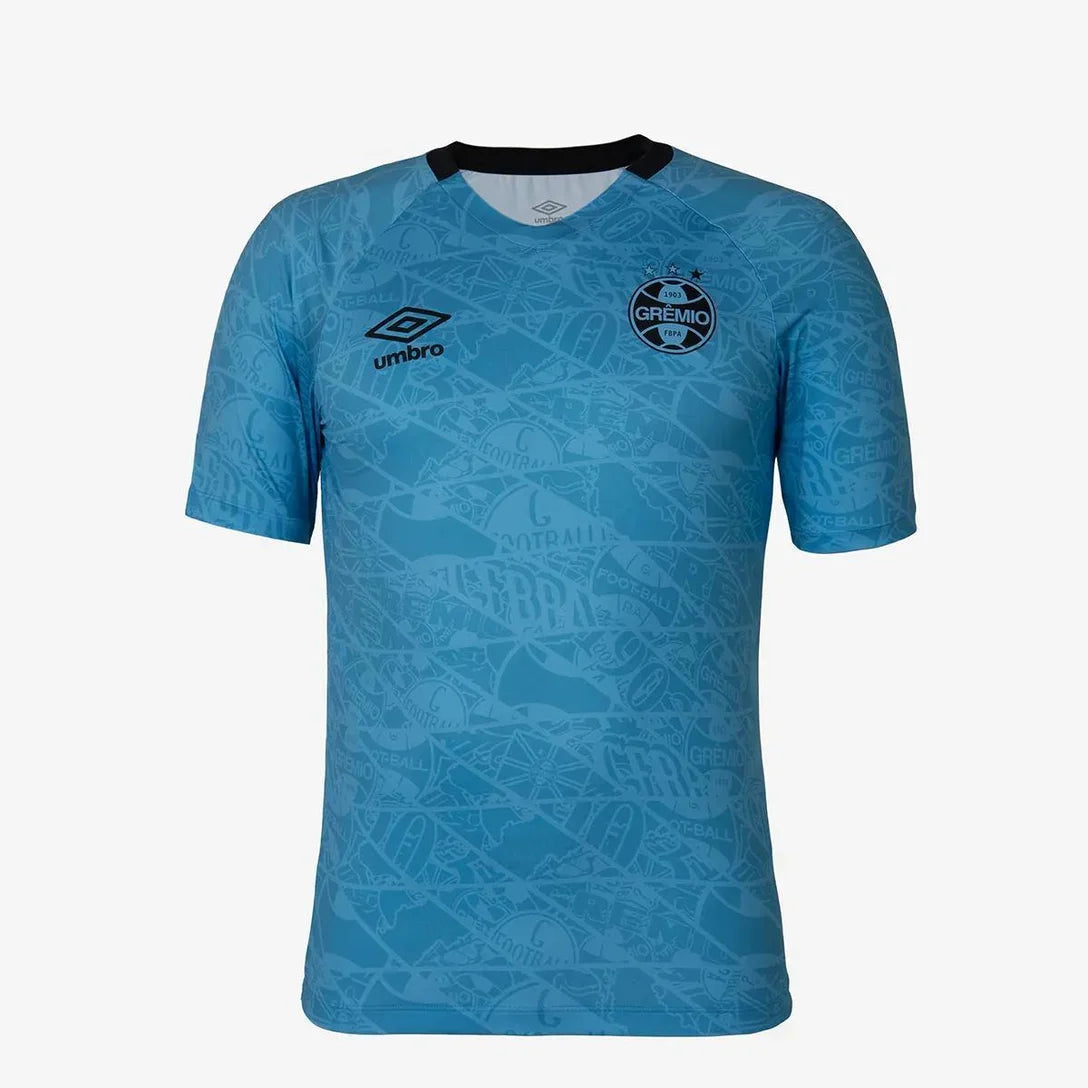 Camisa Grêmio 25/26 Aquecimento Umbro Masculina - Azul