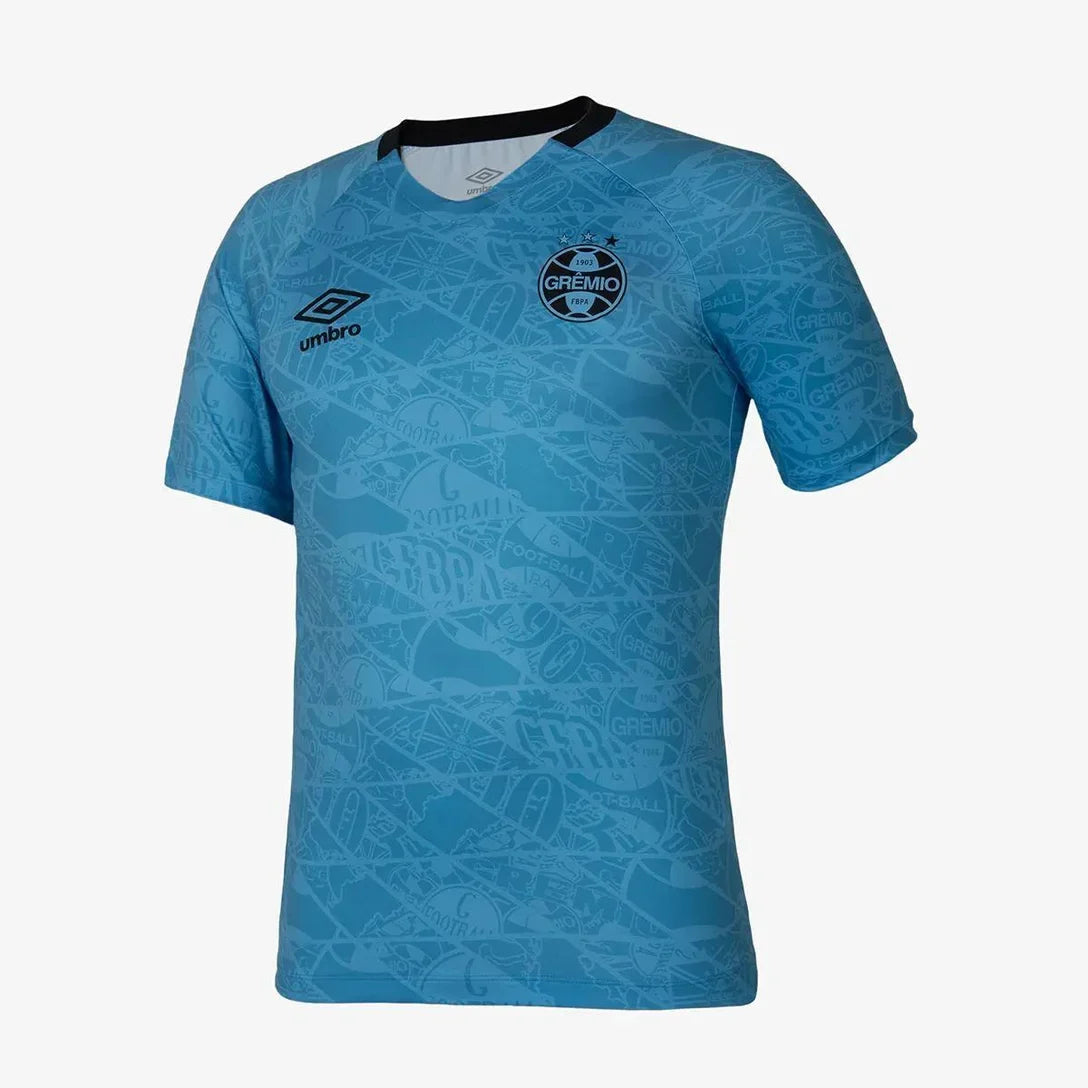 Camisa Grêmio 25/26 Aquecimento Umbro Masculina - Azul