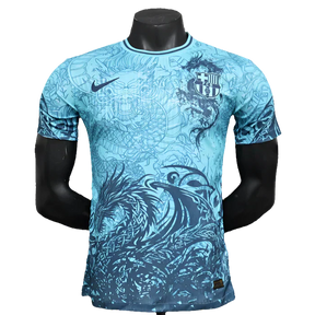 Camisa Barcelona 25/26 Edição Especial - Azul Claro - Versão Jogador