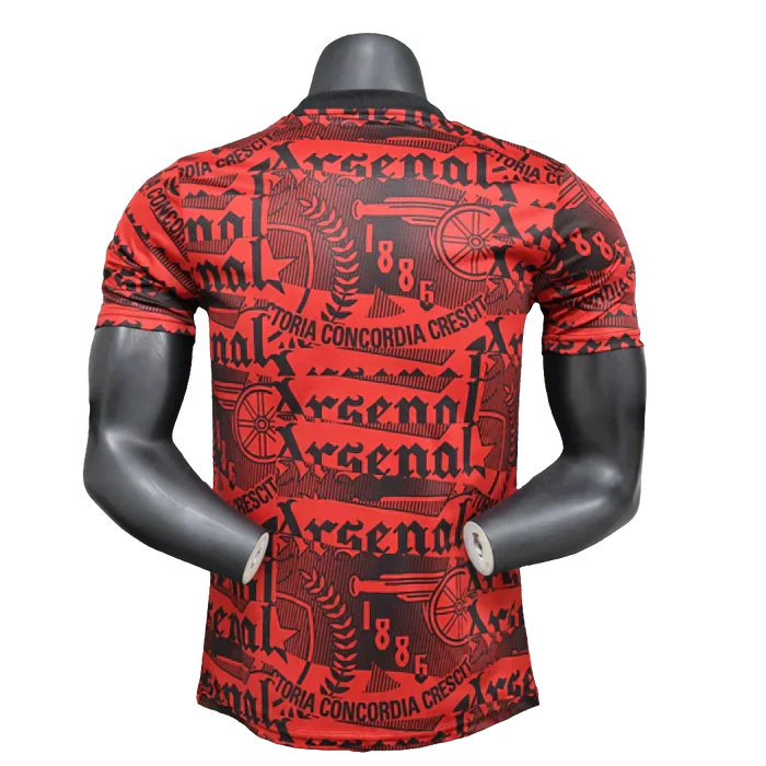 Camisa de treino do Arsenal 25/26 - Vermelho escuro - Versão de jogador