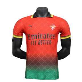 Camisa AC Milan 25/26 Edição Comemorativa - Vermelho - Versão Jogador