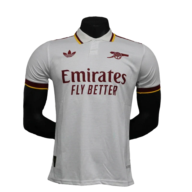 Camisa Arsenal 25/26 Edição Especial - Branco - Versão Jogador