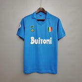 Camisa Napoli Retrô 1987/1988 Azul