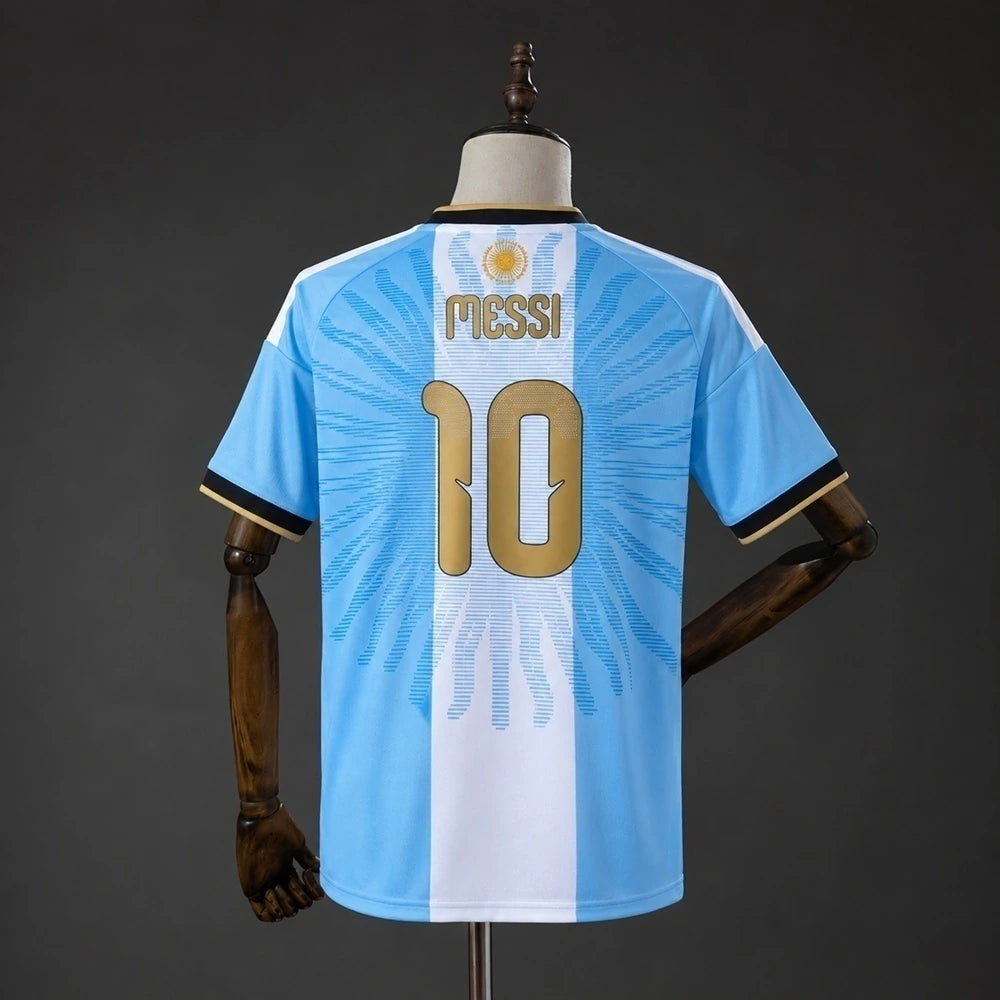 Camisa Seleção Argentina Despedida Messi - Masculina - Modelo Torcedor - Azul
