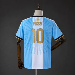 Camisa Seleção Argentina Despedida Messi - Masculina - Modelo Torcedor - Azul