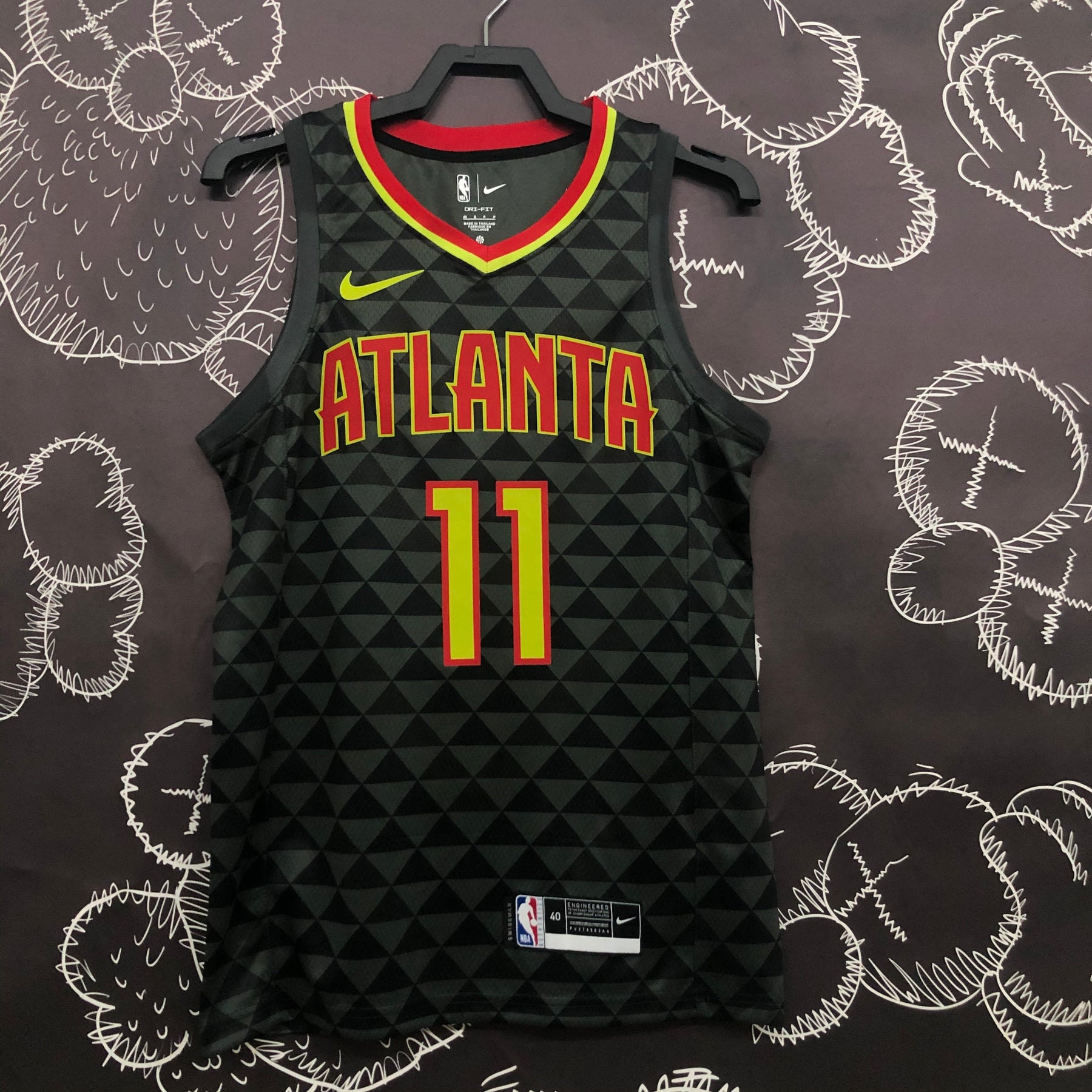 Regata Atlanta Hawks Preta