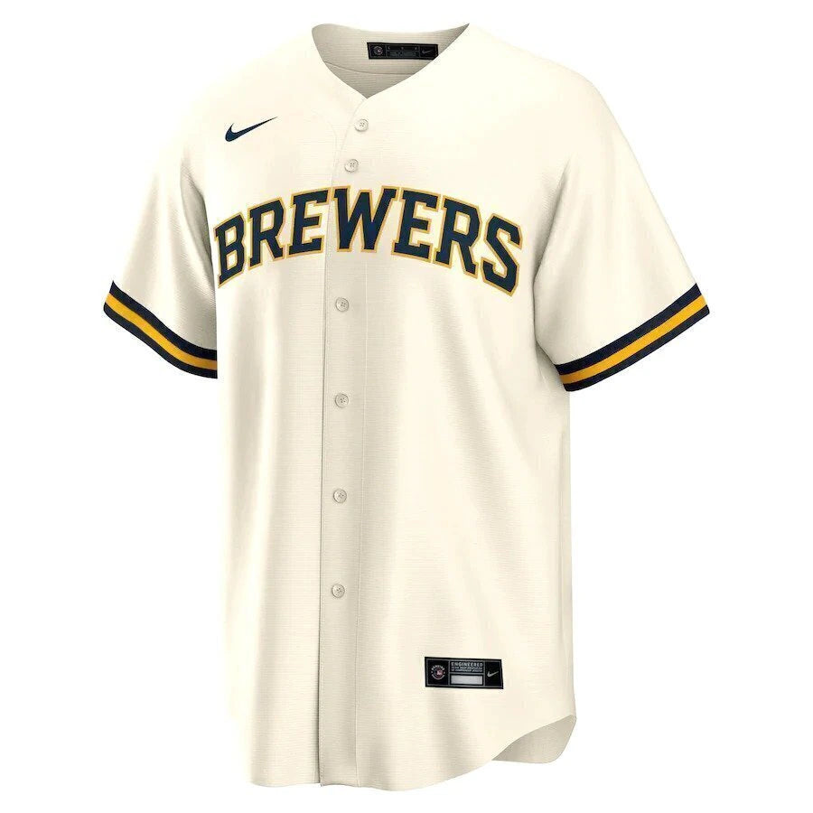 Jersey Milwaukee Brewers - Bege
