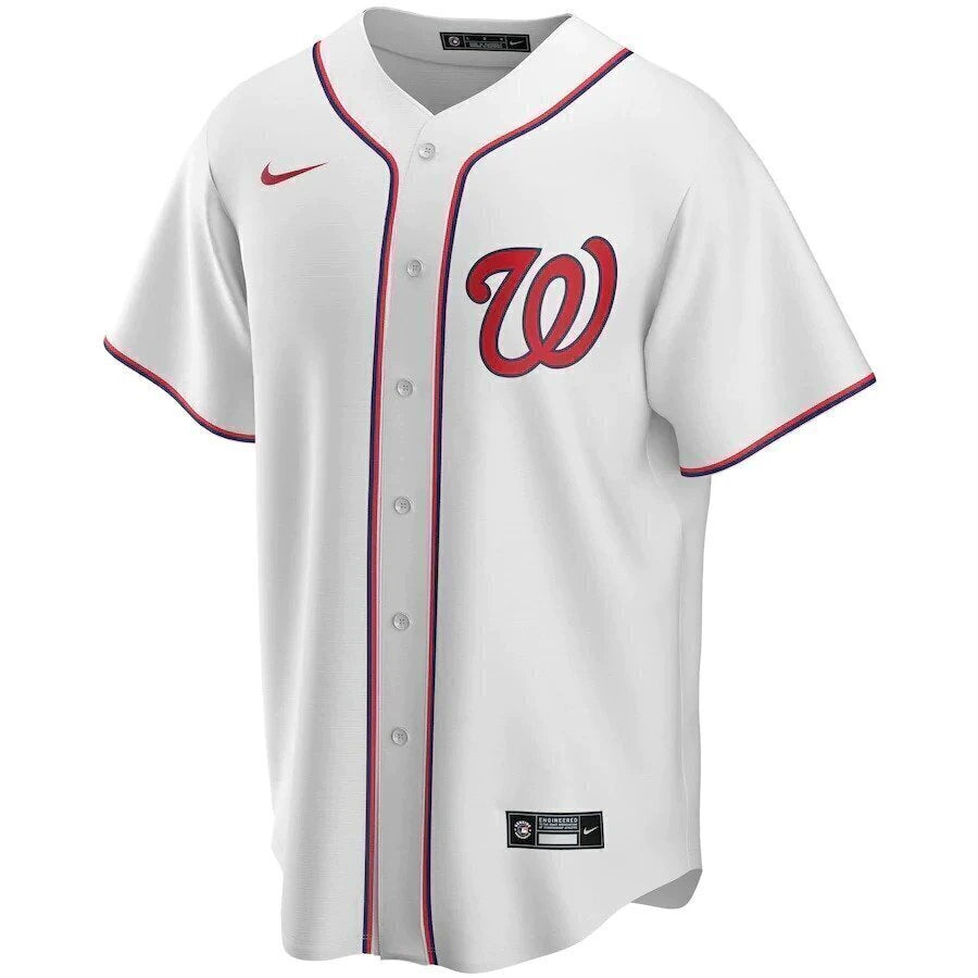 Jersey Washington Nationals - Branca Vermelha