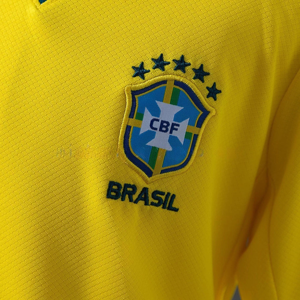 Kit Infantil Seleção Brasil I 2026 Torcedor - Amarelo
