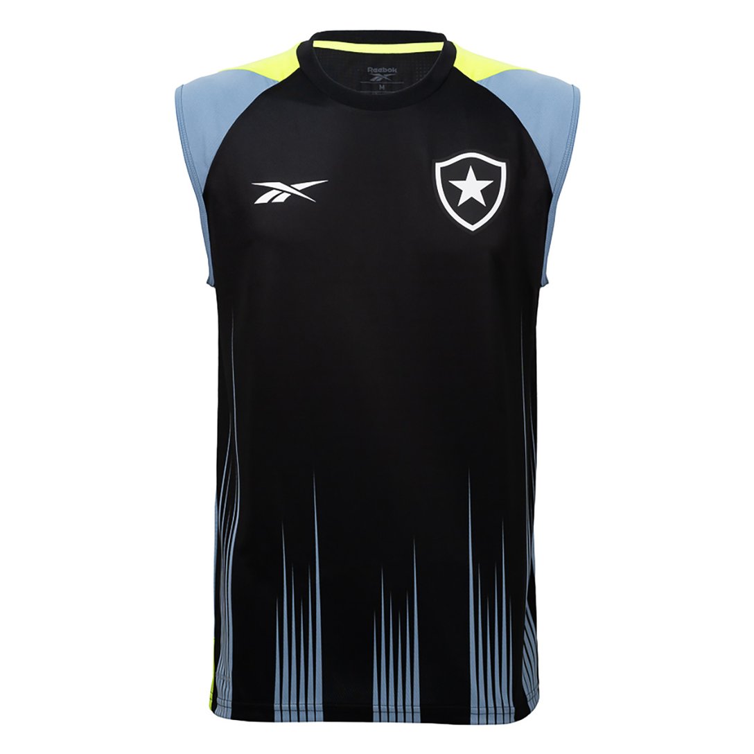 Regata Botafogo 24/25 Treino  Reebok Masculina - Preto