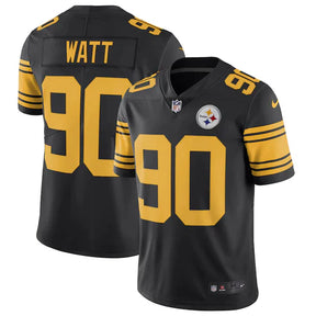 Camisa Pittsburgh Steelers T.J Watt Color Rush Vapor Preta